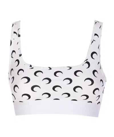 Marine Serre Crescent Moon Pattern Sleeveless Top In Multi