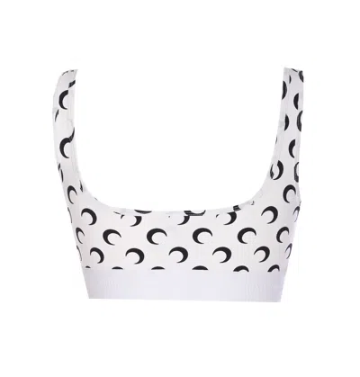 Marine Serre Crescent Moon Pattern Sleeveless Top In Multi