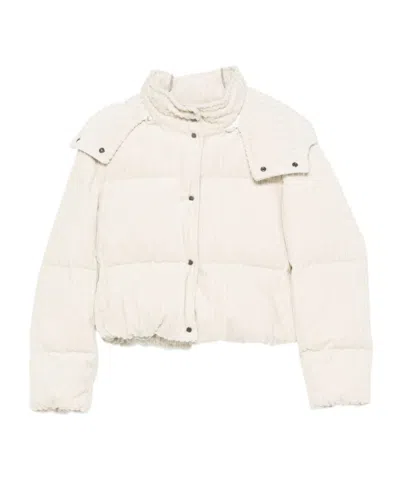 Antonelli Hooded Long-sleeve Casual Jacket In Neutral