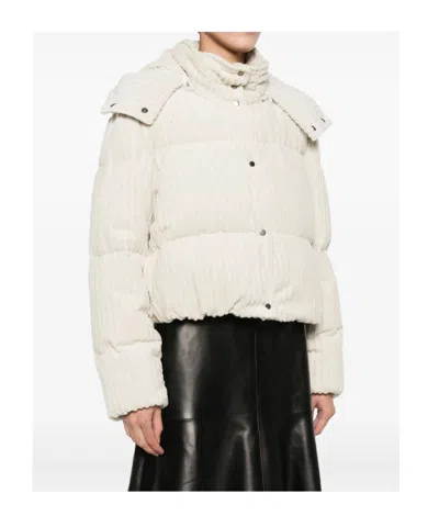 Antonelli Hooded Long-sleeve Casual Jacket In Neutral