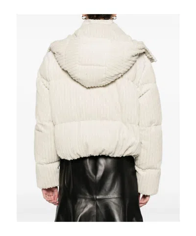 Antonelli Hooded Long-sleeve Casual Jacket In Neutral