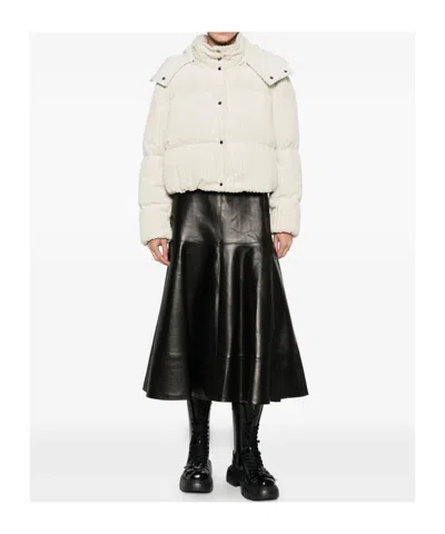 Antonelli Hooded Long-sleeve Casual Jacket In Neutral