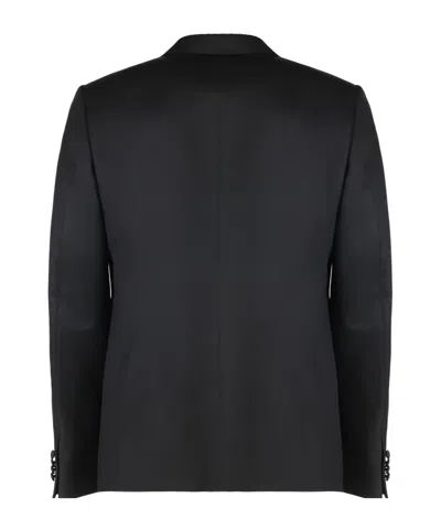 Zegna Single-breasted Tailored Suit In Gray