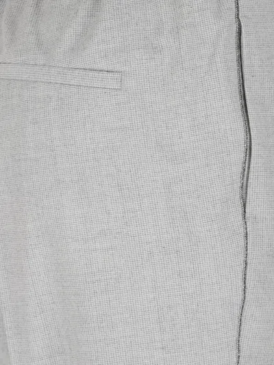 Peserico Straight Casual Pants In Silver