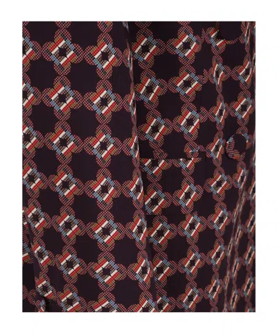 Dries Van Noten Lapel Jacket In Multi