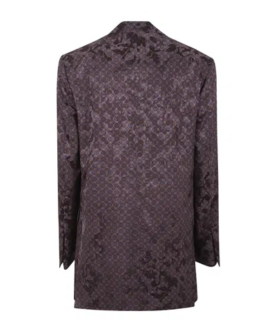 Dries Van Noten Lapel Jacket In Black