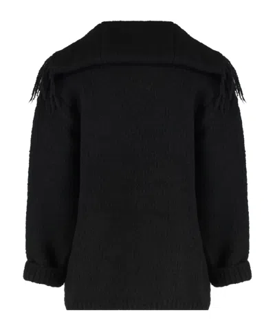 Dries Van Noten Solid Color Sweater In Black