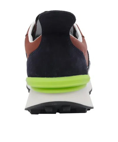 Lanvin Nylon Sneakers Suede Accents In Multi