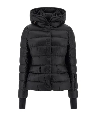 Moncler Grenoble Armoniques Button-up Down Jacket In Black