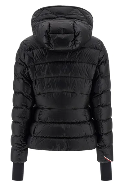 Moncler Grenoble Armoniques Button-up Down Jacket In Black