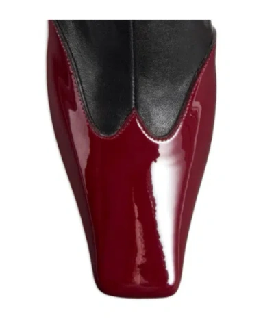 Khaite Nevada 85 Leather Ankle Boots In Multi