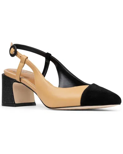 Donald Pliner Viviana Leather Slingback In Black