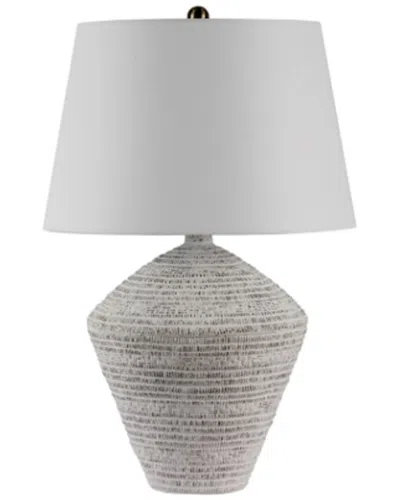 Bassett Mirror Eclipse Table Lamp In White