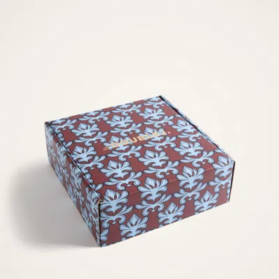 La Doublej Spine Candle Holder In Red