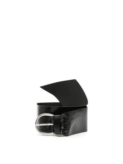 Shop Isabel Marant Yanis Belt In Black|nero