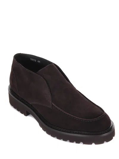 Doucal's Sneaker Chukka Parabout (gm) Brown+brown Sole In Brown