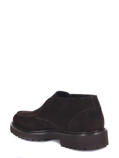 Doucal's Sneaker Chukka Parabout (gm) Brown+brown Sole In Brown