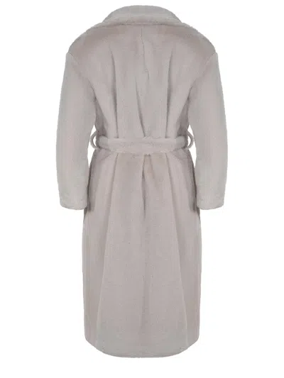 Herno Coat In Neutral