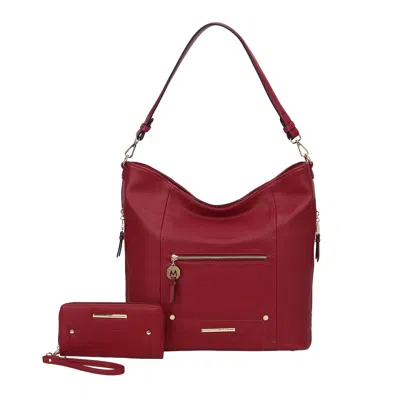 Mkf Collection By Mia K Jordana Women's Crossbody Bag With Wallet By Mia K In Brown