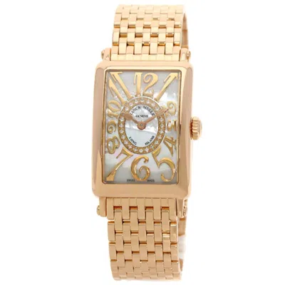 Pre-owned Franck Muller Long Island Pink Gold (18k) Wristwatch () In Multi