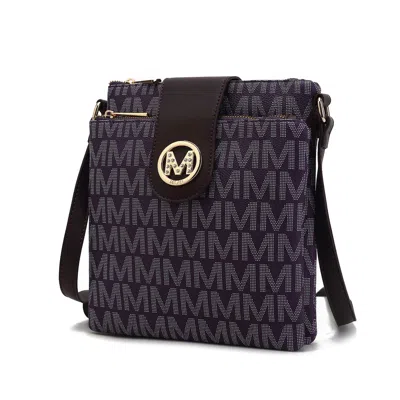 Mkf Collection By Mia K Wrigley M Signature Crossbody Handbag In Purple