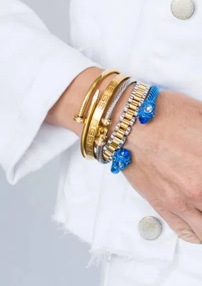 Tricia Ryan Women's Colored Rope Bangles In Blue In Blue