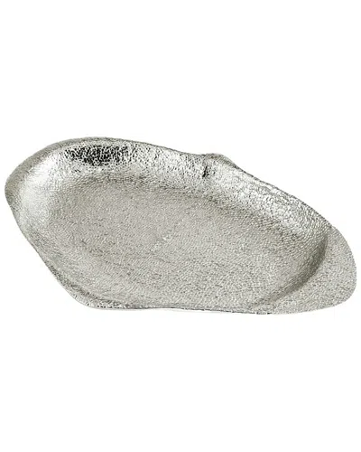 Michael Aram Shagreen Medium Tray In Silver