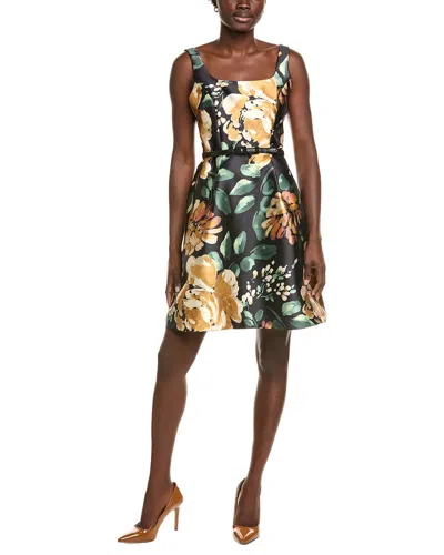 Julia Jordan Floral Cocktail Minidress In Multi