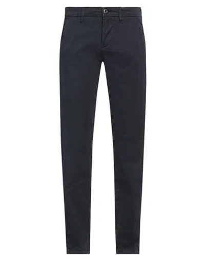 Guess Man Pants Midnight Blue Size 29w-30l Cotton, Elastane In Blue