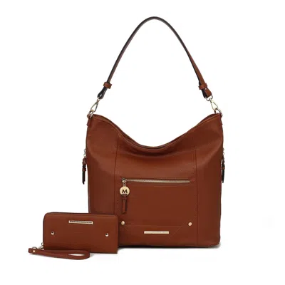 Mkf Collection By Mia K Jordana Women's Crossbody Bag With Wallet By Mia K In Brown