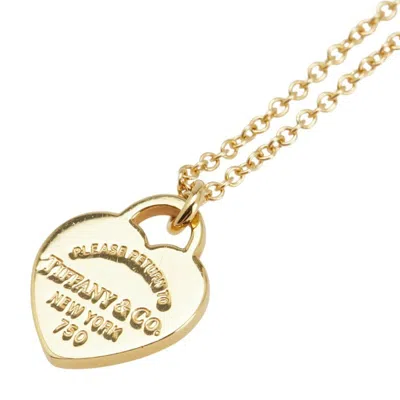 Pre-owned Tiffany & Co Yellow Gold (18k) Pendant Necklace () In Multi
