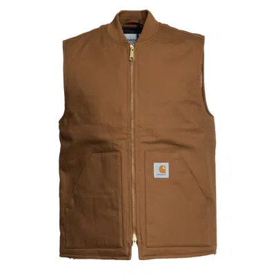 Carhartt Classic Vest In Brown