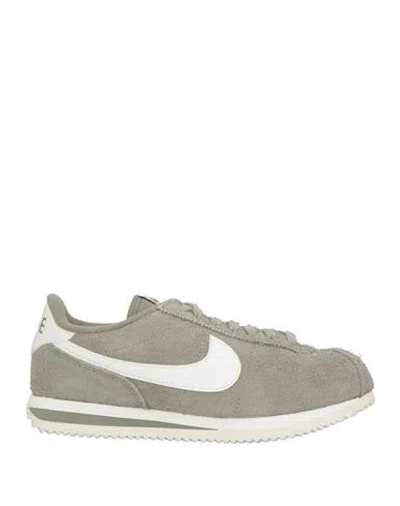 Nike Woman Sneakers Sage Green Size 6.5 Leather In Animal Print