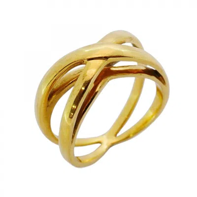 Pre-owned Tiffany & Co Yellow Gold (18k) Band Ring () In Multi