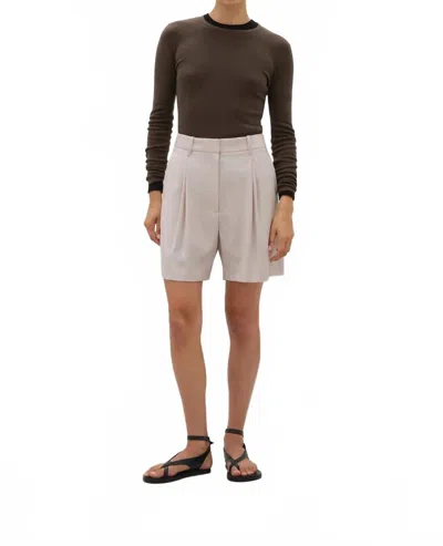 A.emery Astor High Waist Short In Oyster In White