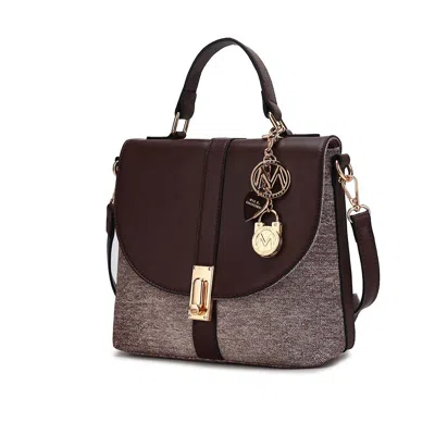 Mkf Collection By Mia K Maren Women's Satchel Bag By Mia K In Brown