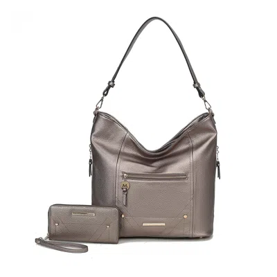 Mkf Collection By Mia K Jordana Women's Crossbody Bag With Wallet By Mia K In Brown