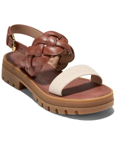 Cole Haan Cressida Leather Sandal In Brown