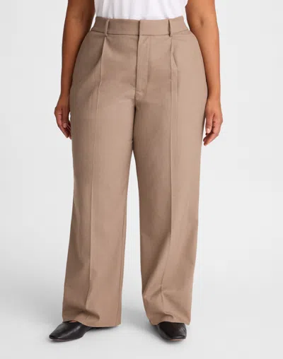 Madewell Slouchy Straight Pants In Black