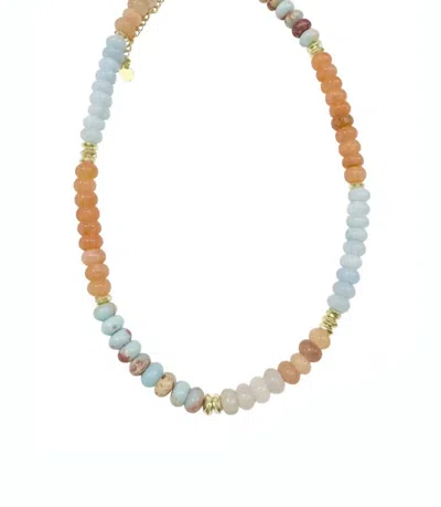 Gemelli Women's Kerry Necklace Beaded Necklace In Orange In Multi