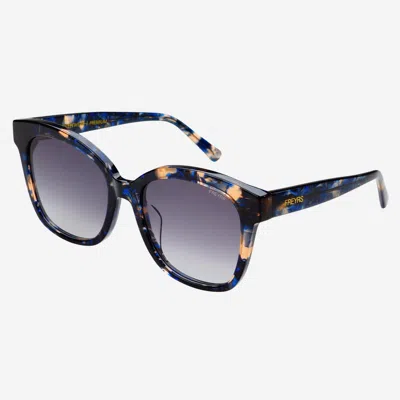 Freyrs Eyewear Women's Amber Acetate Cat Eye Sunglasses In Blue In Blue