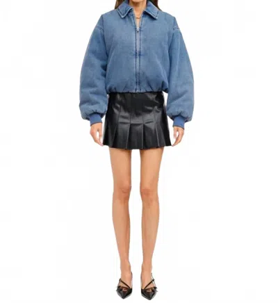 Sofie The Label Pierre Denim Jacket In Blue In Blue