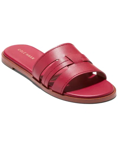 Cole Haan Flynn Leather Sandal In Red