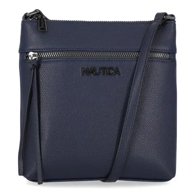 Nautica Womens Zip Crossbody Bag In Multi