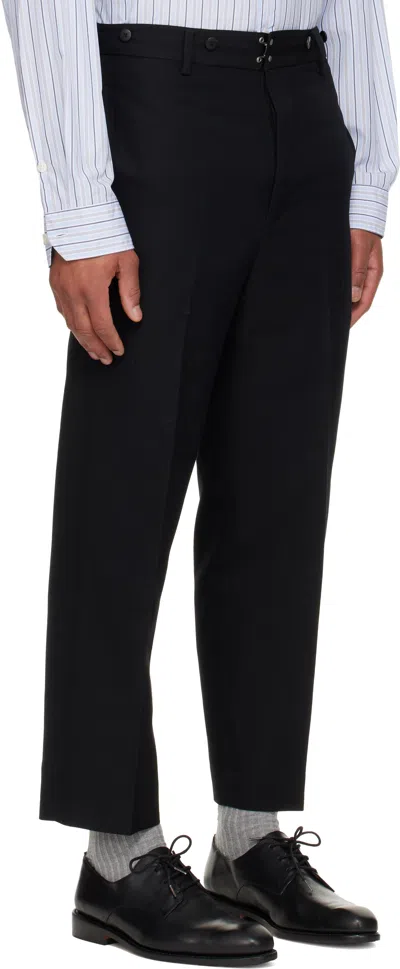 Visvim Pastoral Pinstripe Trousers In Blue