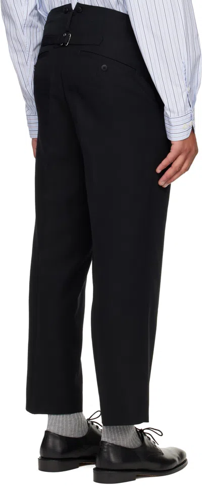 Visvim Pastoral Pinstripe Trousers In Blue