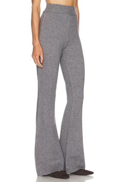 Ser.o.ya Mickie Knit Flare Pant In Gray