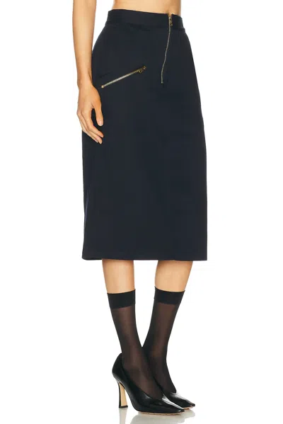 Willy Chavarria Visible Zipped Skirt In Blue