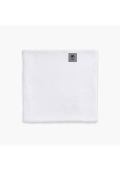 Turtle Fur Double-layer Fleece Neck Warmer In White