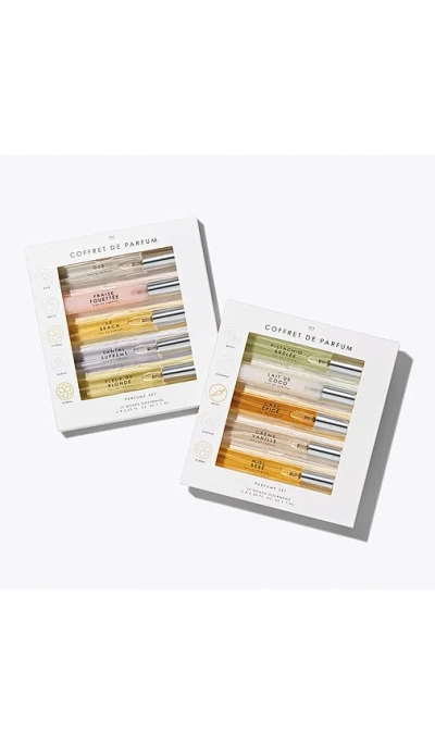 Le Monde Gourmand Coffret De Parfums Set 10 Piece Purse Spray In Transparent